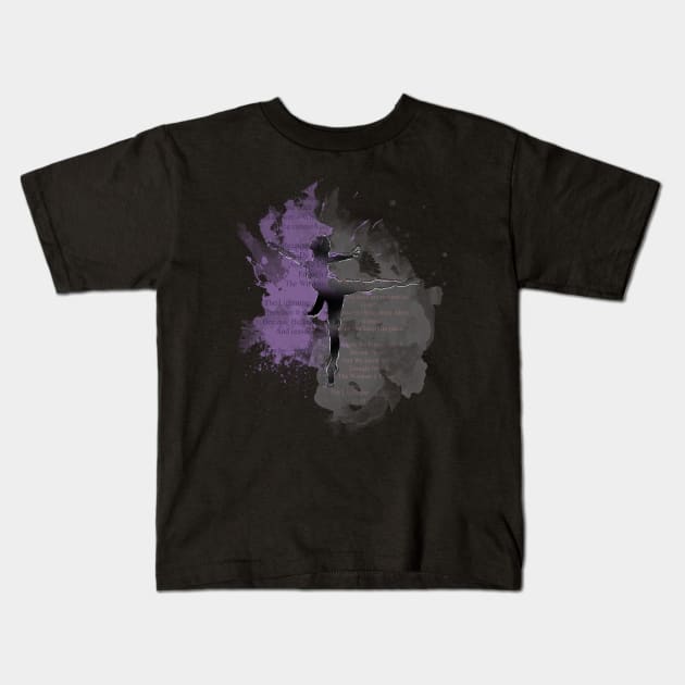 Mist dancer Kids T-Shirt by Sinmara